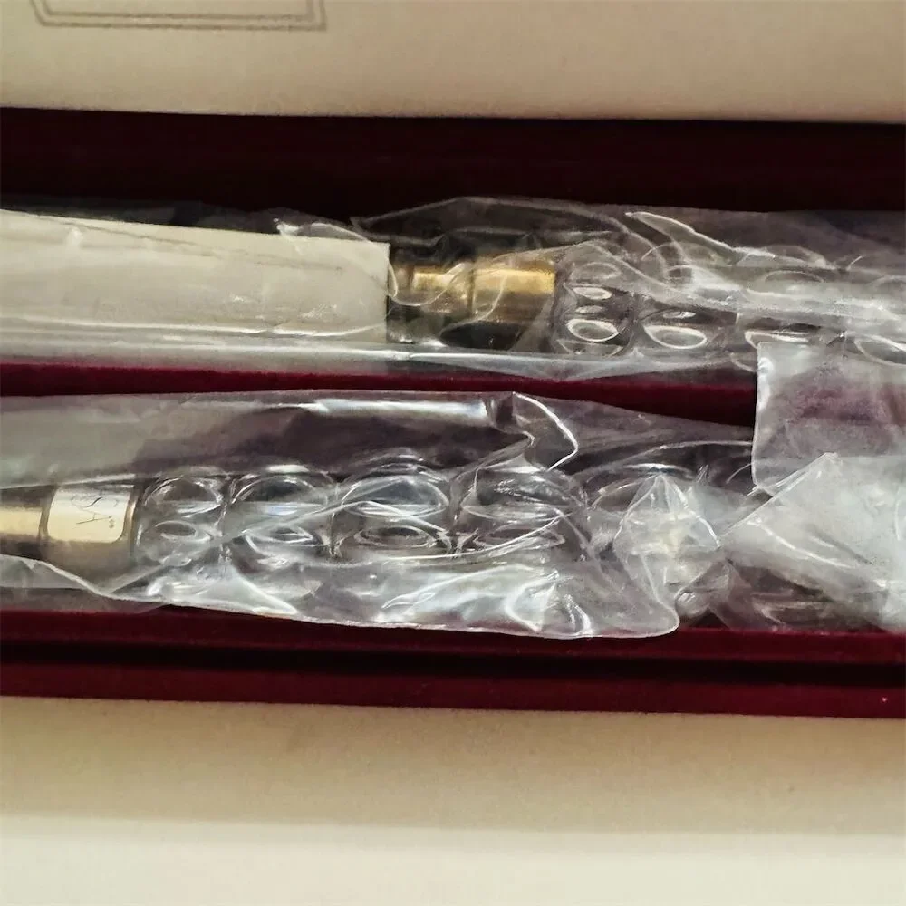 Mikasa Rousseau Knife and Fork Carving Set Sterling Silver Plated & Crystal ￼
